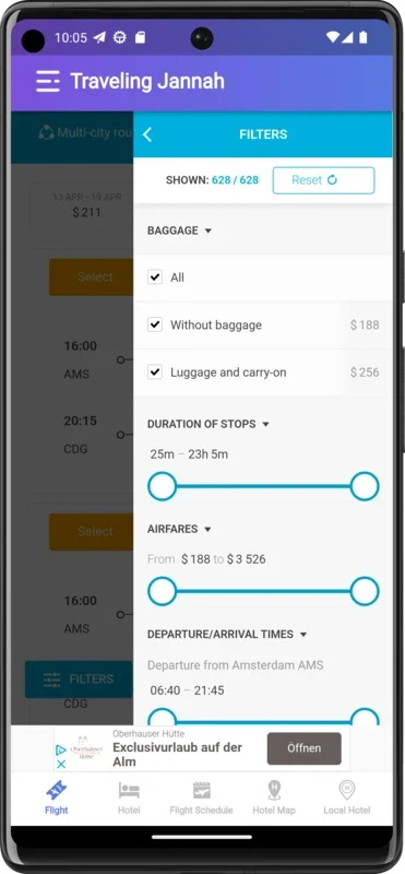 Traveling Jannah for Android - Find Affordable Airfares