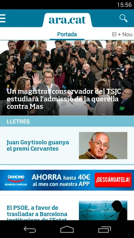 ARA.CAT for Android: The Catalan Publication Hub