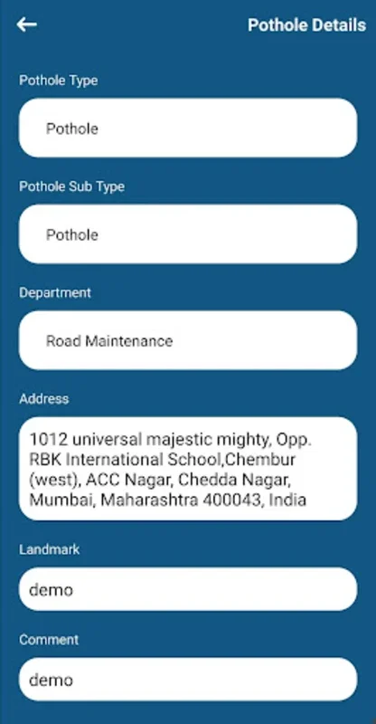 MyBMC Pothole FixIt for Android: Empowering Road Reporting