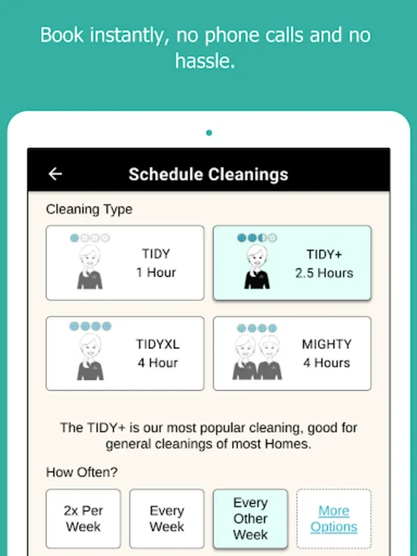 TIDY - Home Cleanings for Android - Download the APK from AppHuts