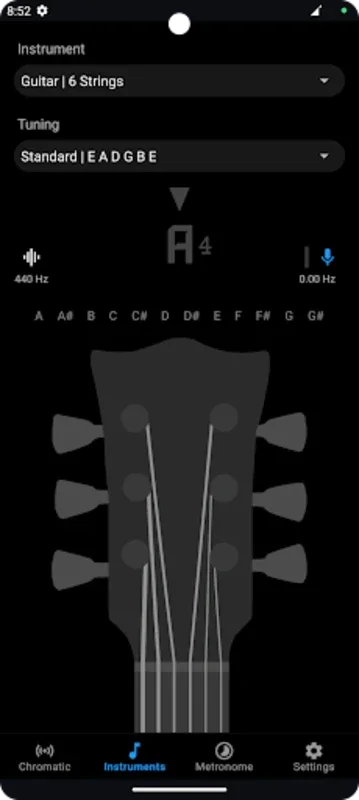 Pitchz Tuner for Android: Tune Various Instruments Easily