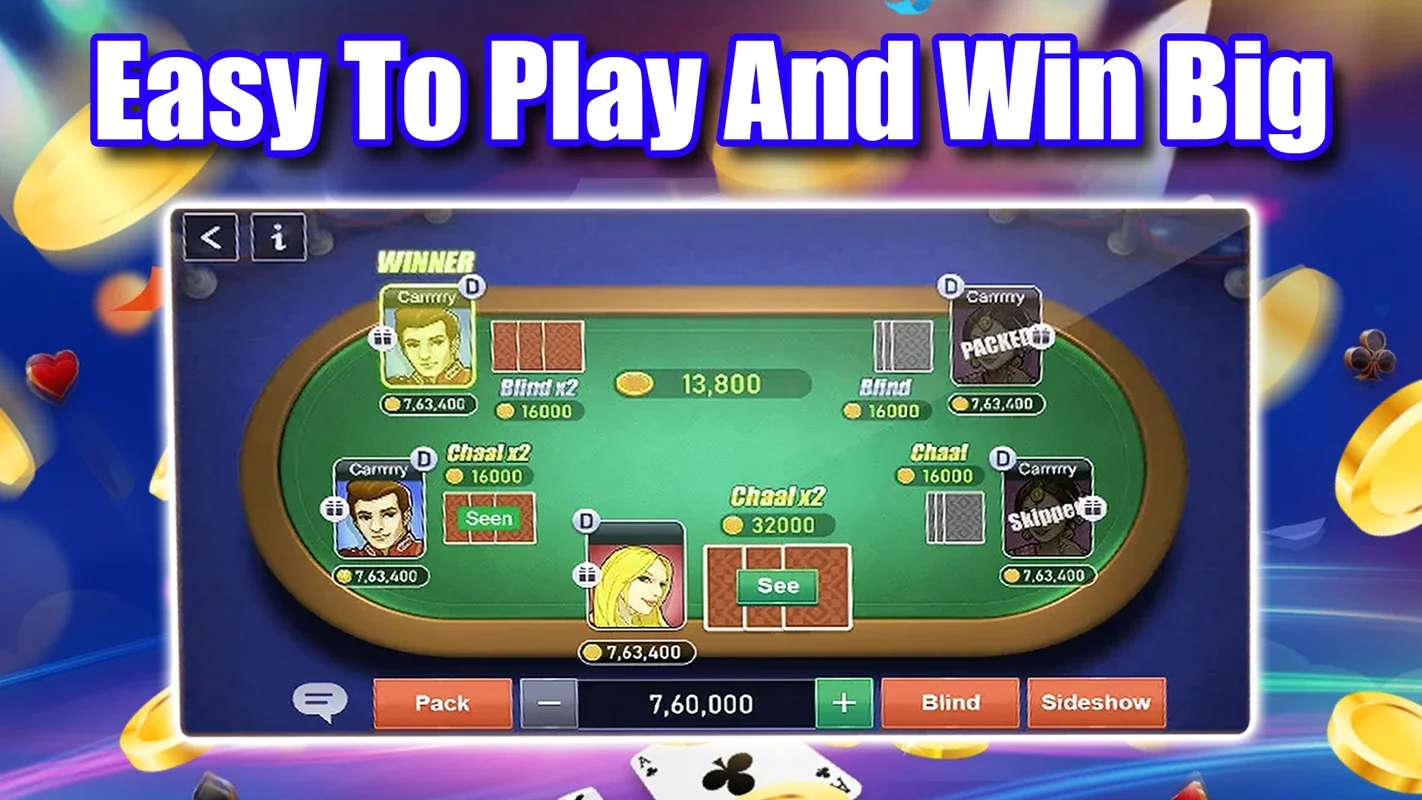 Teenpatti Cash for Android: Thrilling Gameplay