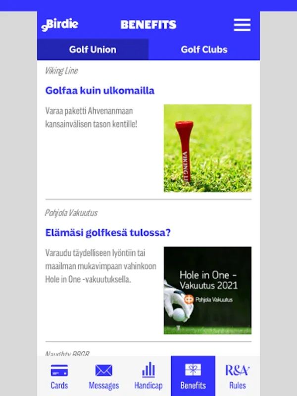 eBirdie for Android: The Finnish Golfer's Essential App