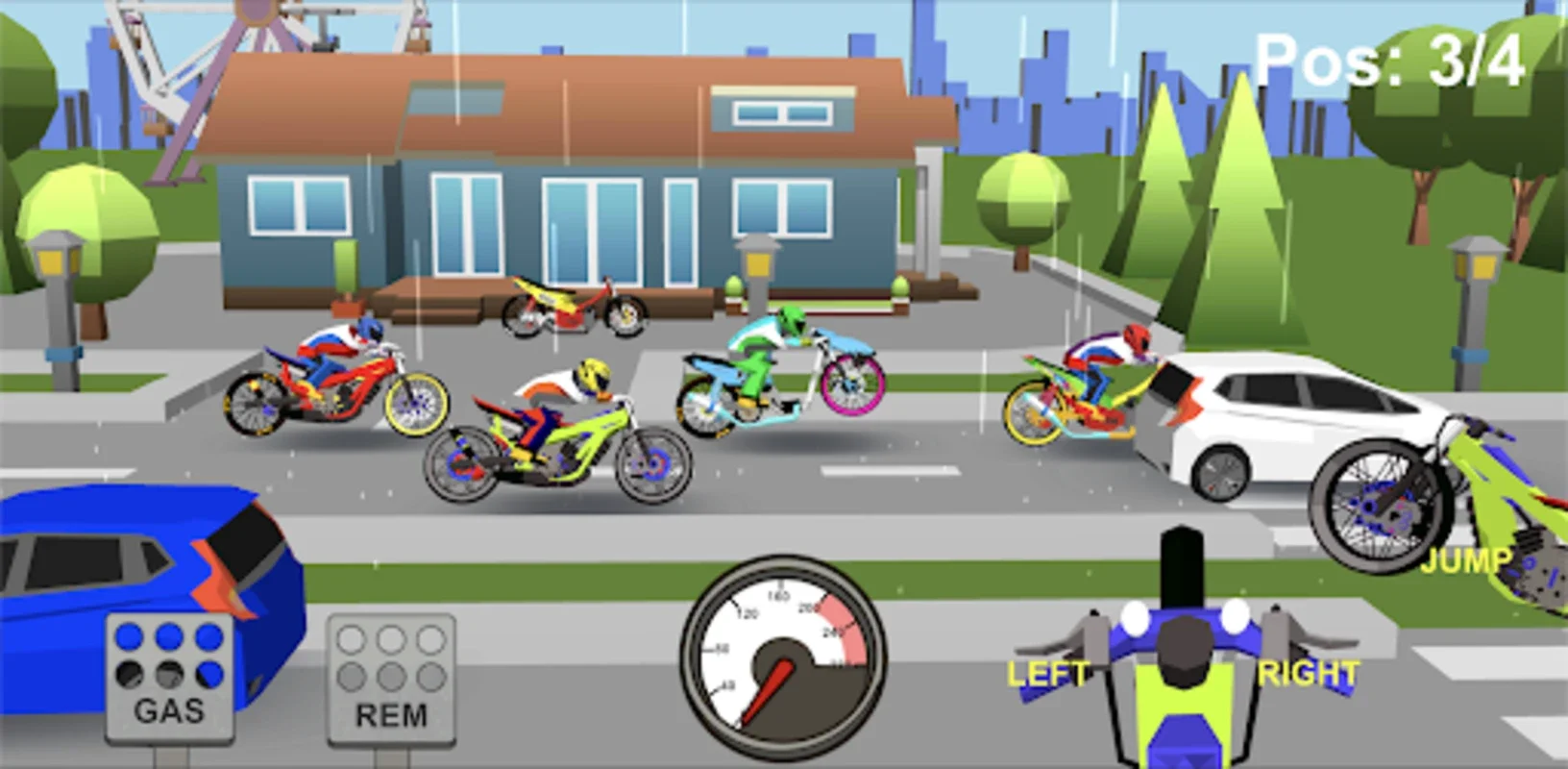 Indonesia Drag Moto Racing 3D for Android - Thrilling Races