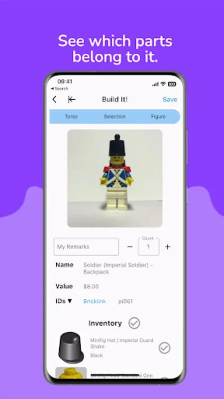 BrickMonkey for Android: Efficient Figure Management