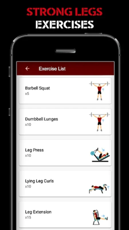 Legs Workout for Android - Achieve Strong Legs