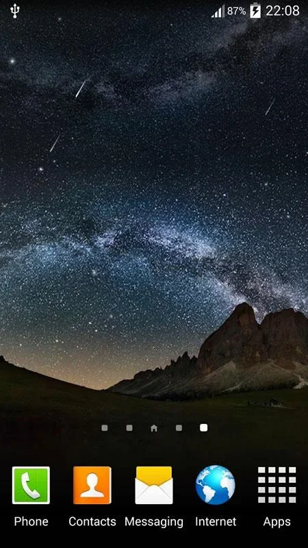 Star Night for Android - Mesmerizing Night Sky Wallpaper