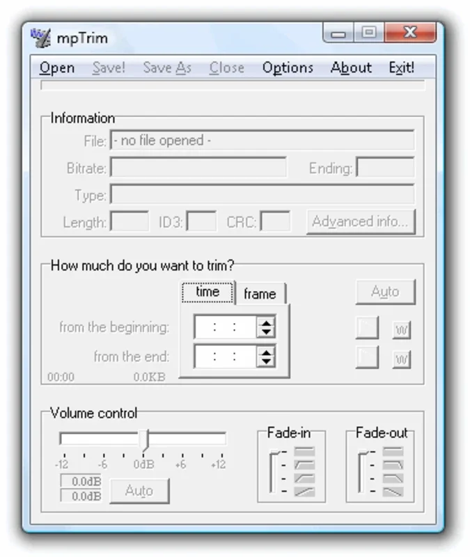 mpTrim for Windows - Enhance Your MP3 Editing Experience