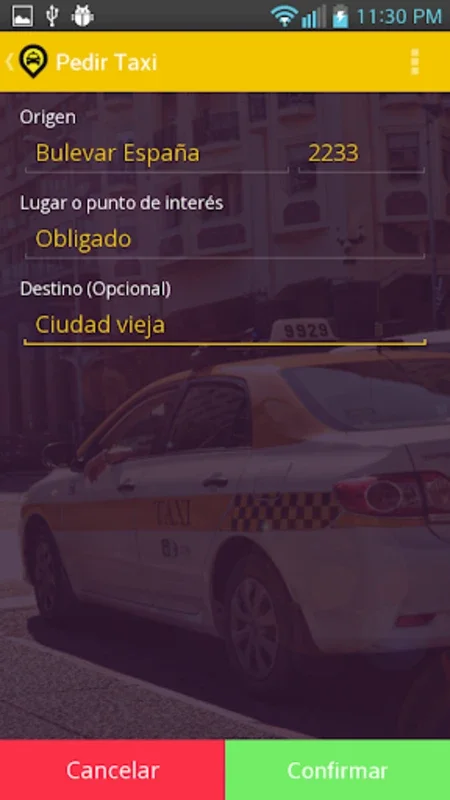 Voy en Taxi – App Taxi Uruguay for Android: Convenient Transport