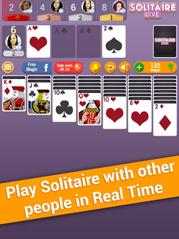 Solitaire Live on Android - Compete Globally