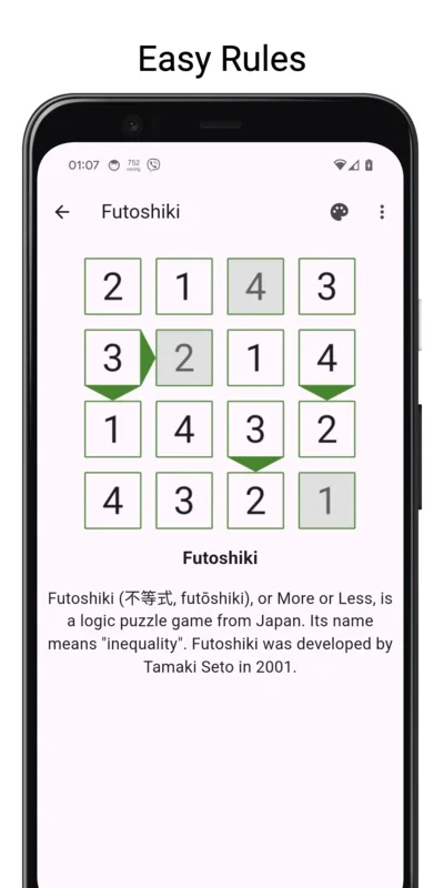 Futoshiki for Android - Enjoy the Logic Puzzle Game