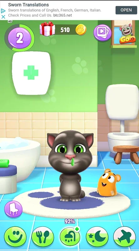 My Talking Tom 2 for Android - Enjoy Pet Care Fun