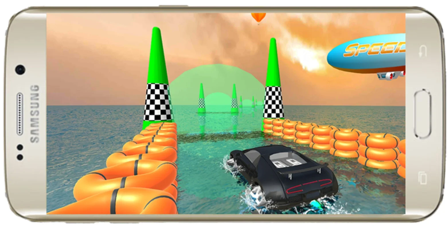 Water Floating Car Stunt (Hebrew) for Android: Thrilling Stunts