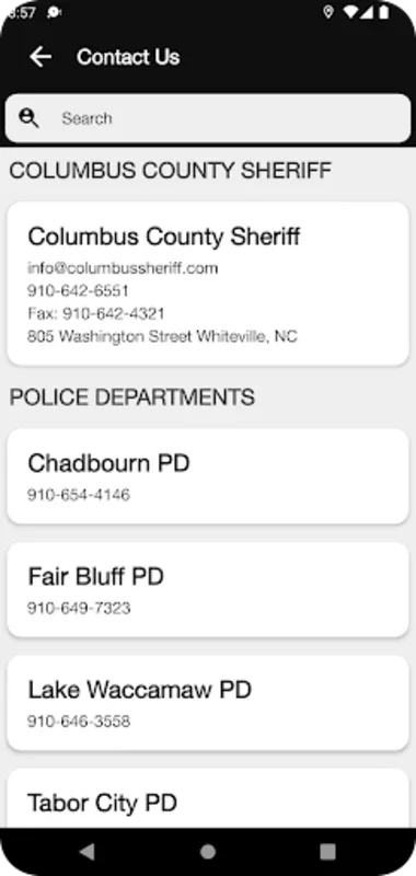 Columbus County Sheriff for Android - Stay Informed