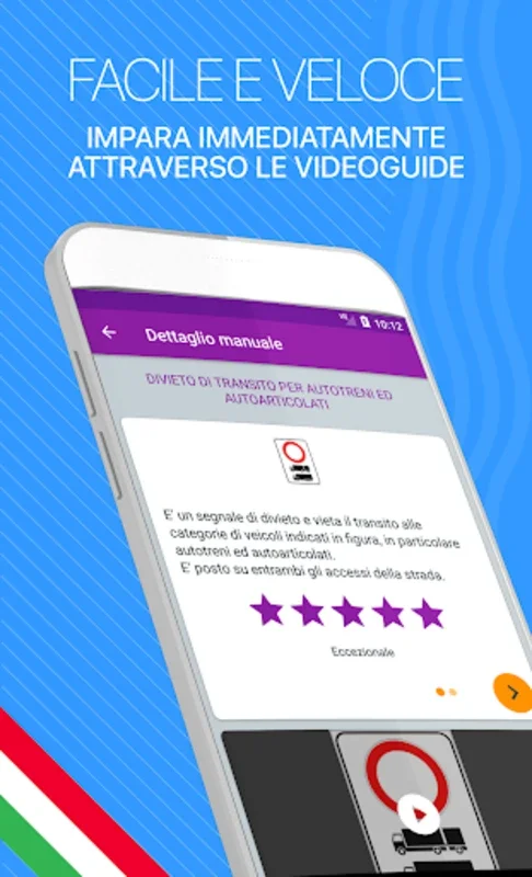 Quiz Patente + for Android - Ideal for Driving License Preparation