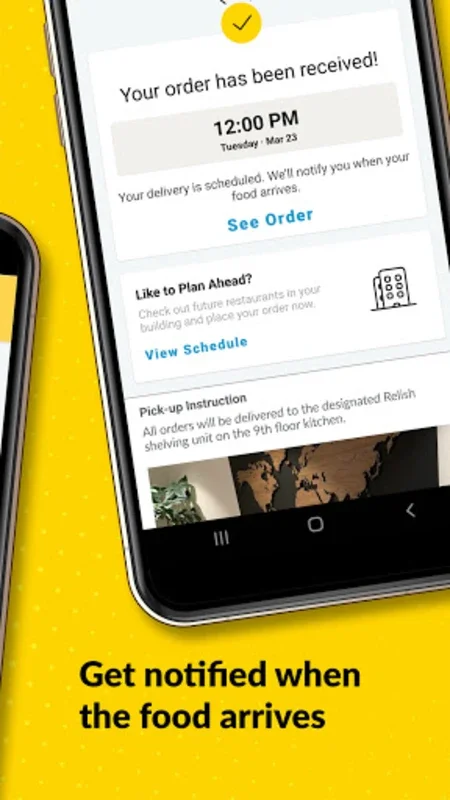 Relish for Android - Enjoy Seamless Food Delivery at Your Office