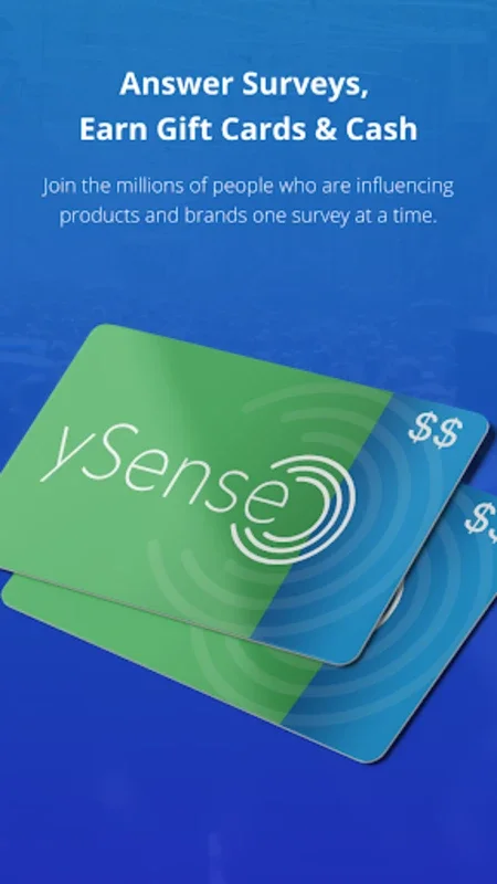 ySense for Android - Earn Cash by Sharing Opinions