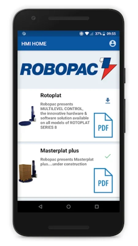 ROBOPAC HMI for Android: Intuitive Machine Control App