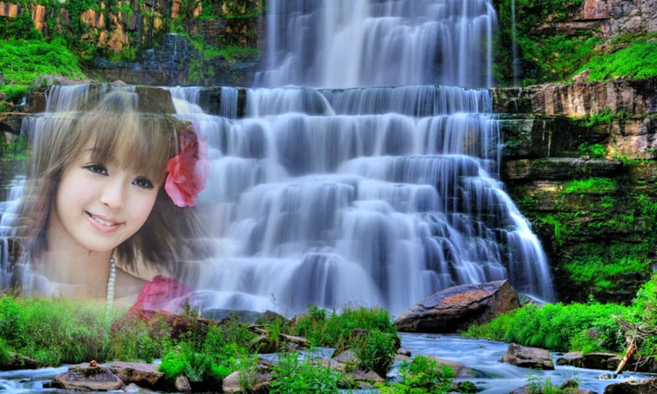 Water Fall Frame (Photo) for Android - Enhance Photos