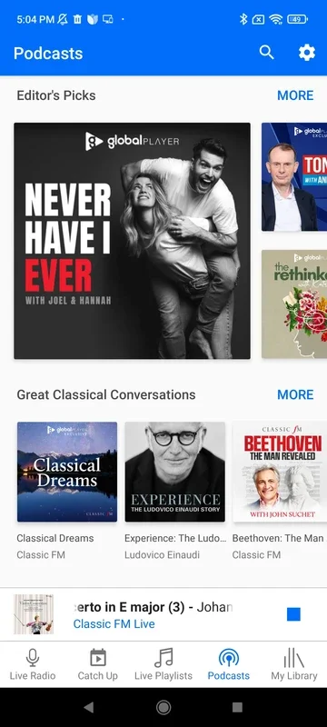 Classic FM for Android: Rich Classical Music Experience