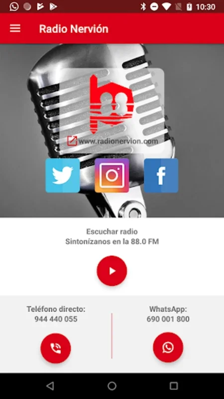 Radio Nervión for Android - Immersive Radio Experience