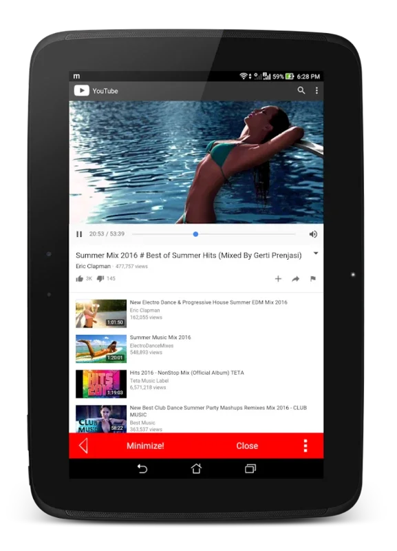 Minimizer for YouTube for Android - Enhance Your Viewing