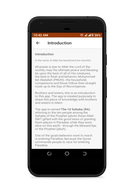 The 10 Sahaba (RA) for Android - Explore Islamic History