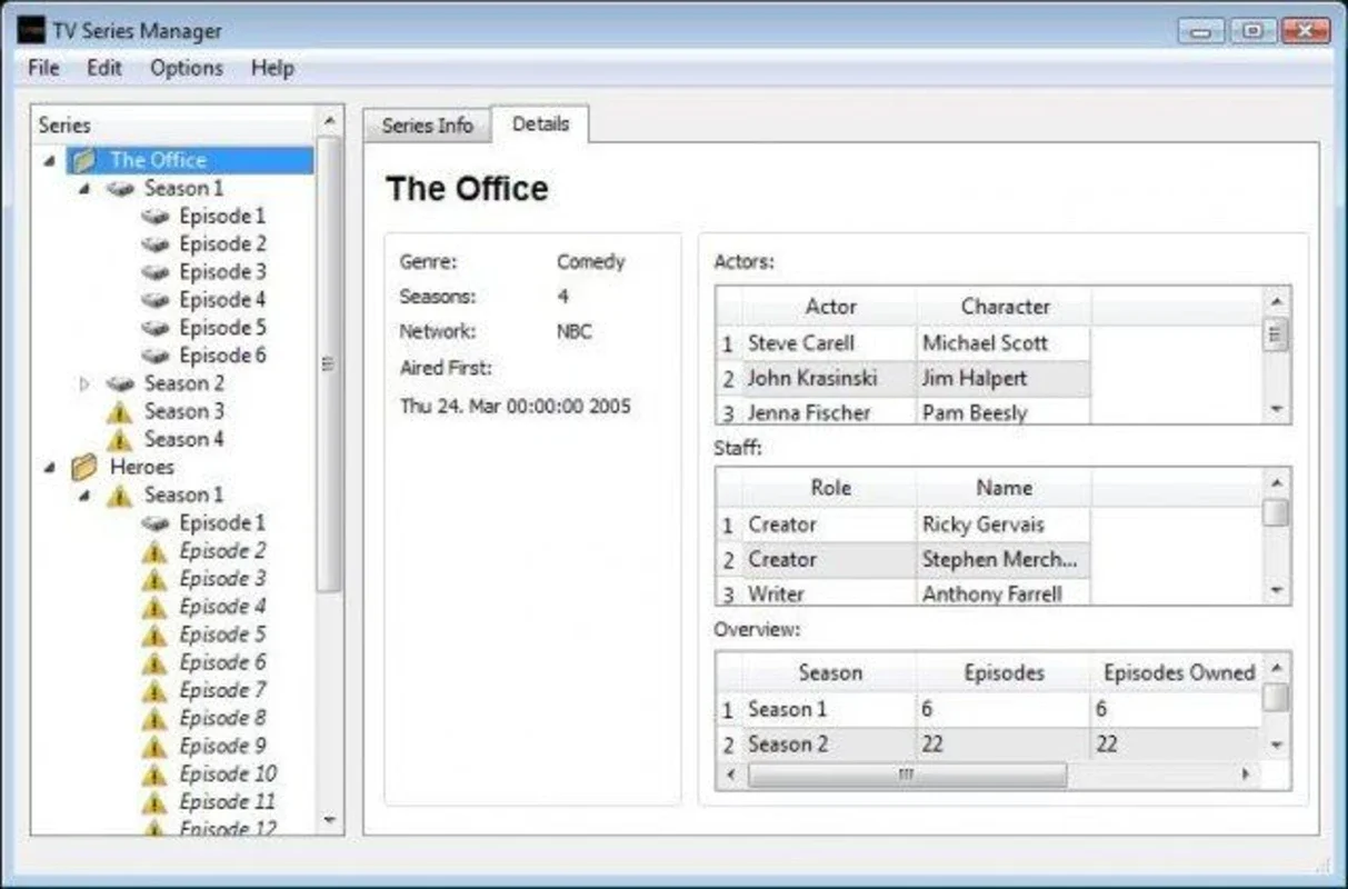 TV Series Manager for Windows - Manage Your Favorite Shows