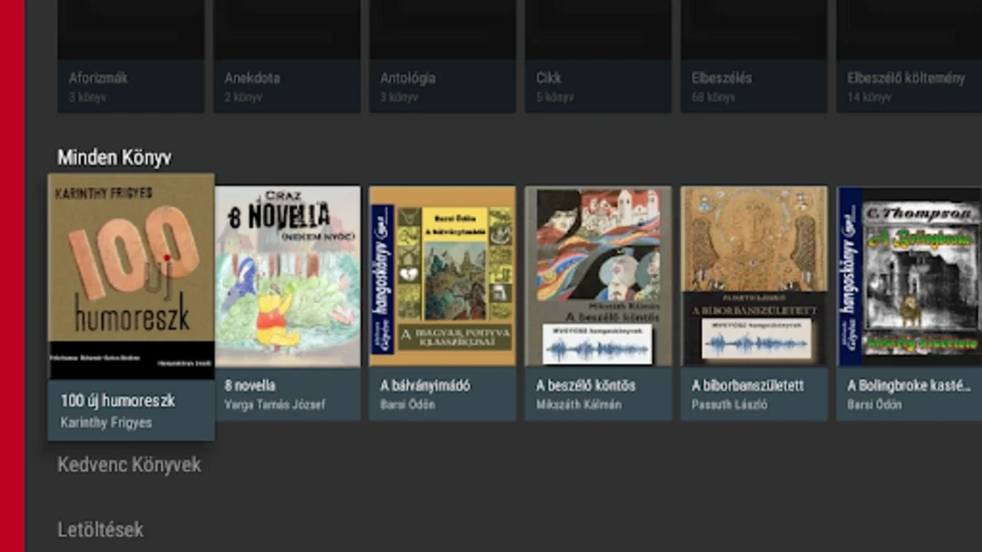 Hungarian Audiobooks for Android - Explore Free Classics