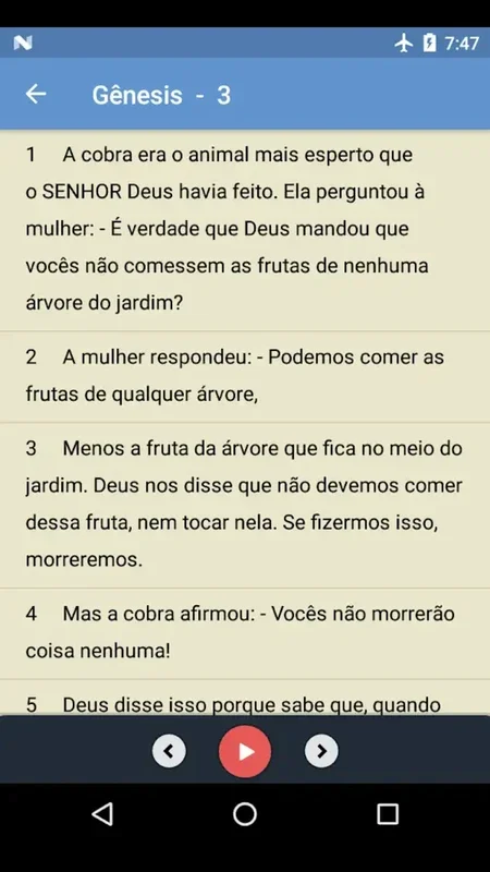 Biblia em audio Beta for Android: Immerse in Bible Passages