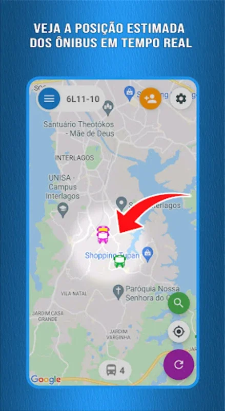 Localizador de Ônibus SP for Android - Real-Time Bus Info