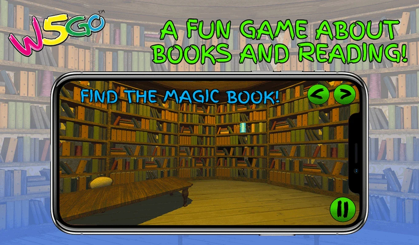 W5GO on Books and Reading for Android - Engaging Educational App