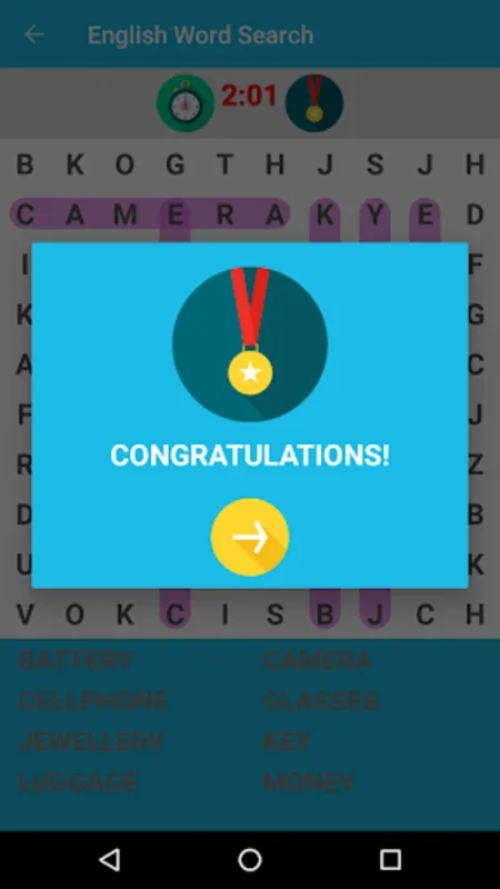English Word Search Game for Android - Boost Vocabulary