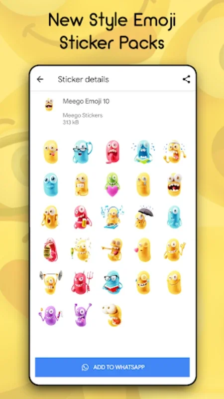 Emoji Stickers for Android - Expressive WhatsApp Chats