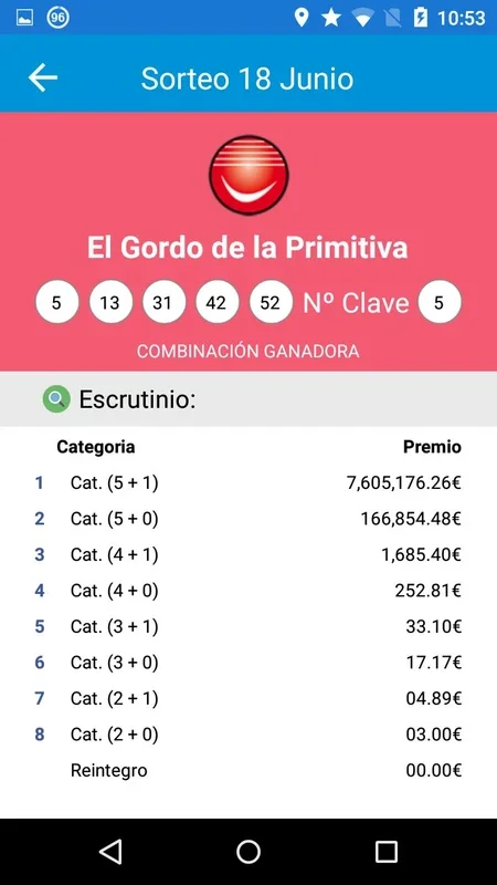 Lotería El Negrito for Android - Manage Your Lottery Bets