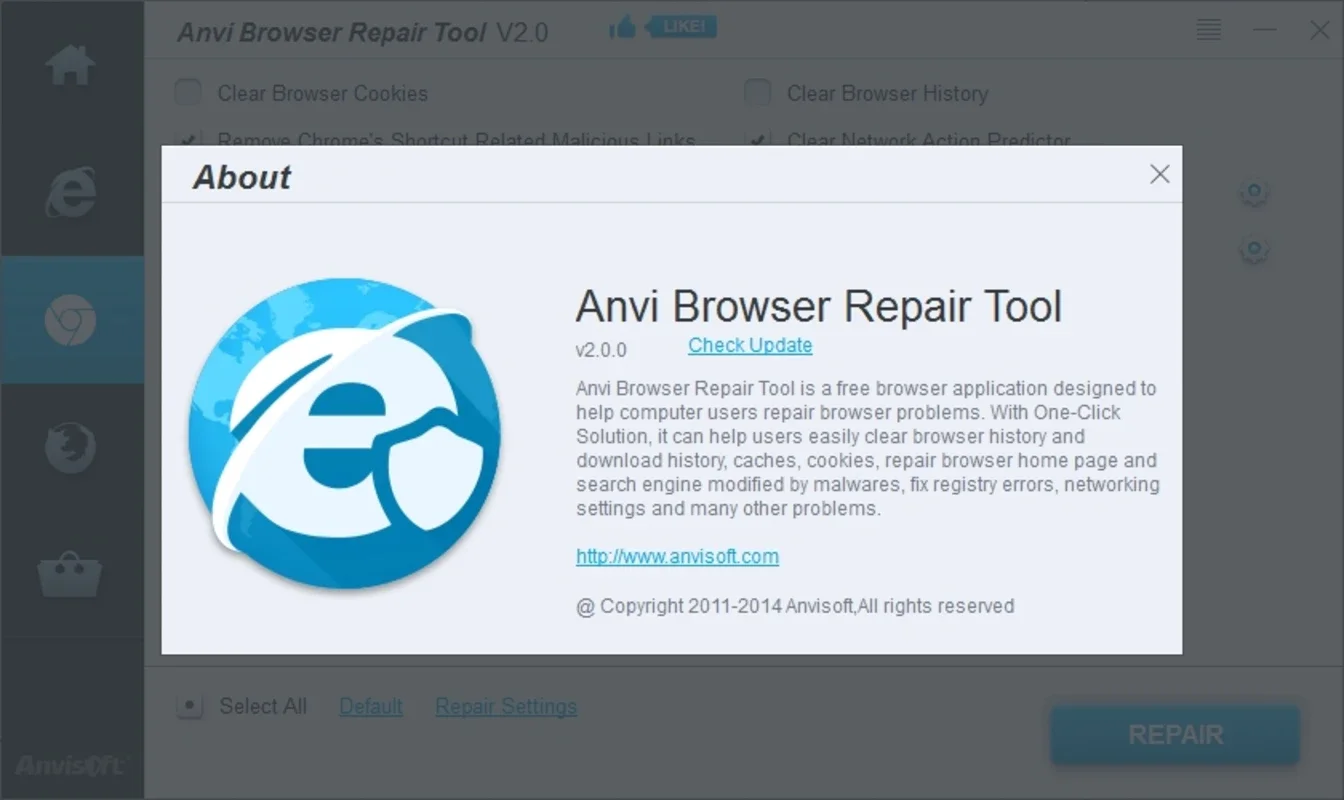 Anvi Browser Repair Tool: Fix Browser Errors on Windows