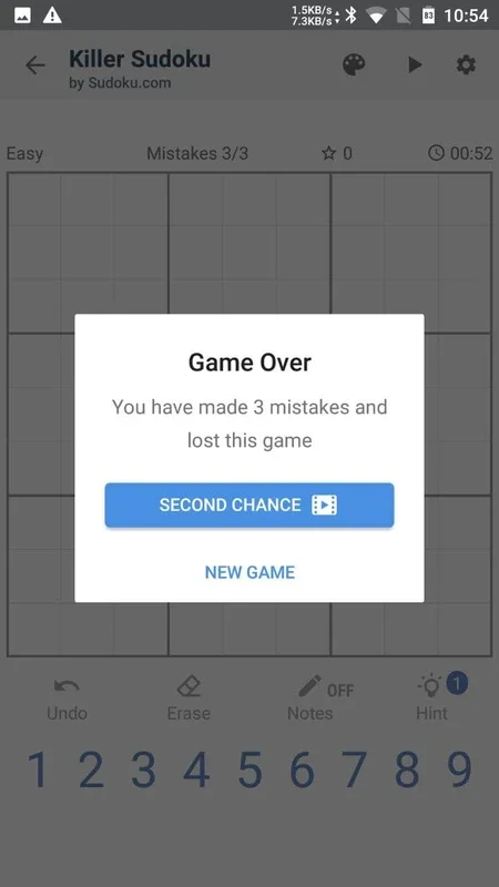 Killer Sudoku by Sudoku.com for Android - No Downloading Needed