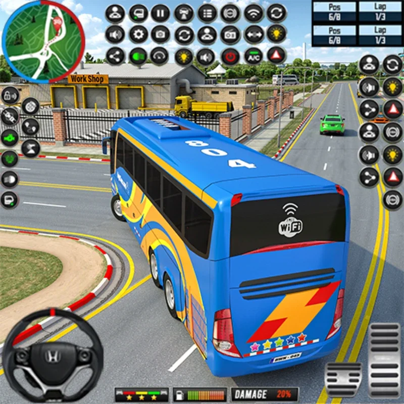 Coach Bus Simulator Bus Games for Android: Realistic Offroad Driving