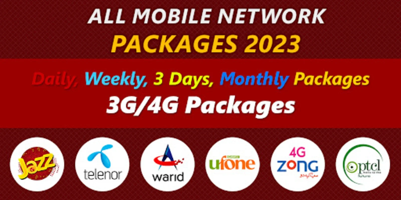 All Network Packages for Android - Manage Your Mobile Packages Easily