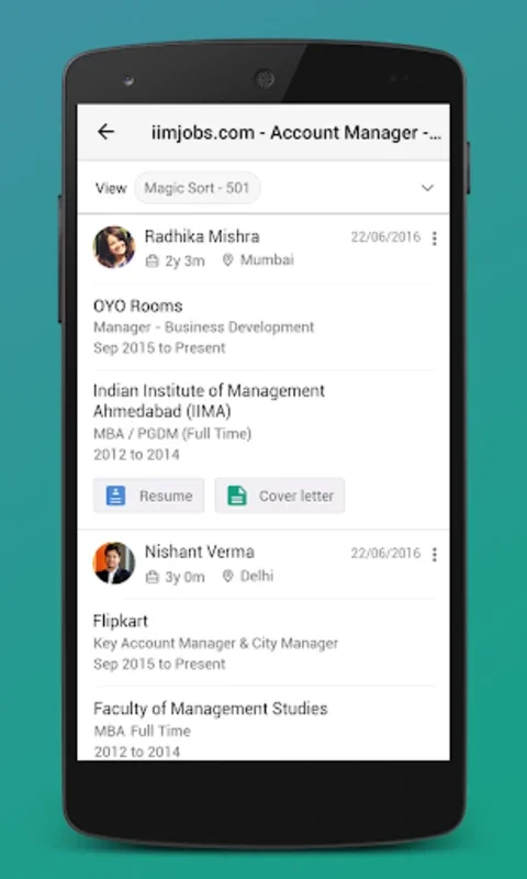 iimjobs Recruiter App for Android - Streamline Hiring