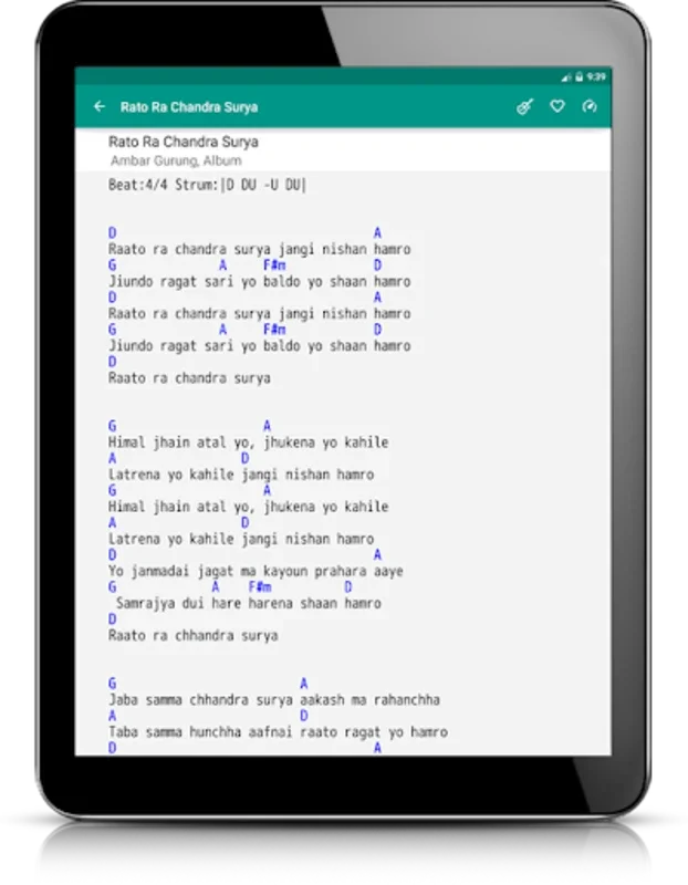 Lyrics & Chords : Nepali for Android - Enhance Your Musical Experience