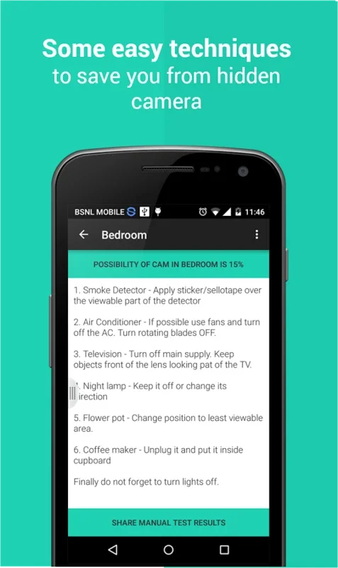 HIDDEN CAM DETECTOR for Android - Protect Your Privacy