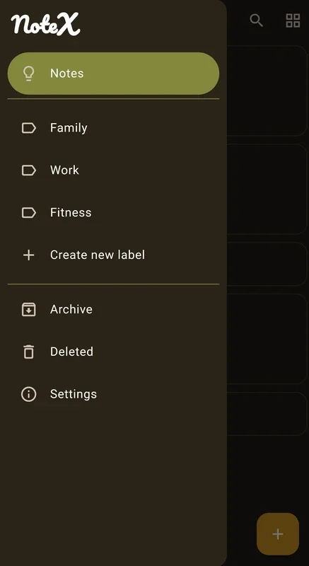 NoteX, Notes keeper for Android - Organize Your Thoughts Easily