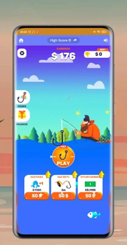 Tiny Fishing for Android - Engaging Fishing Game