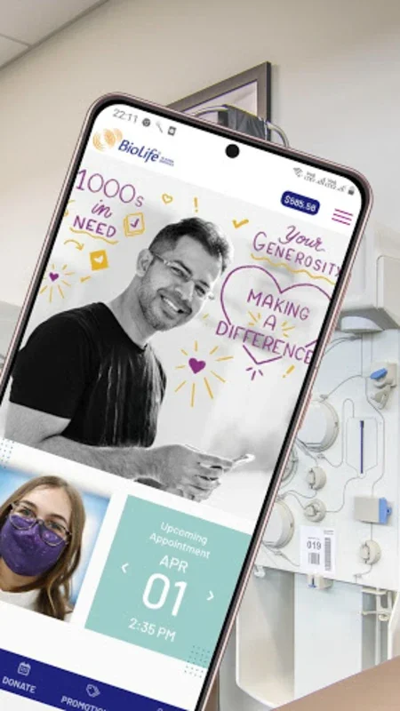 BioLife Plasma Services for Android - Streamlined Donations