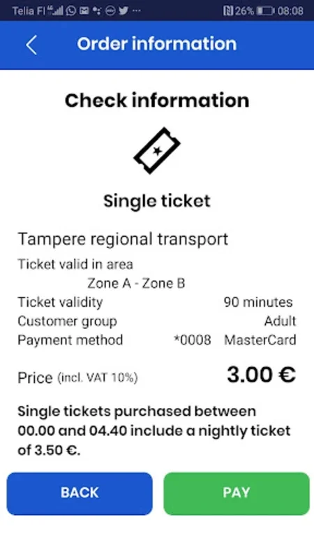 Nysse Mobiili for Android: Simplifying Tampere Transport