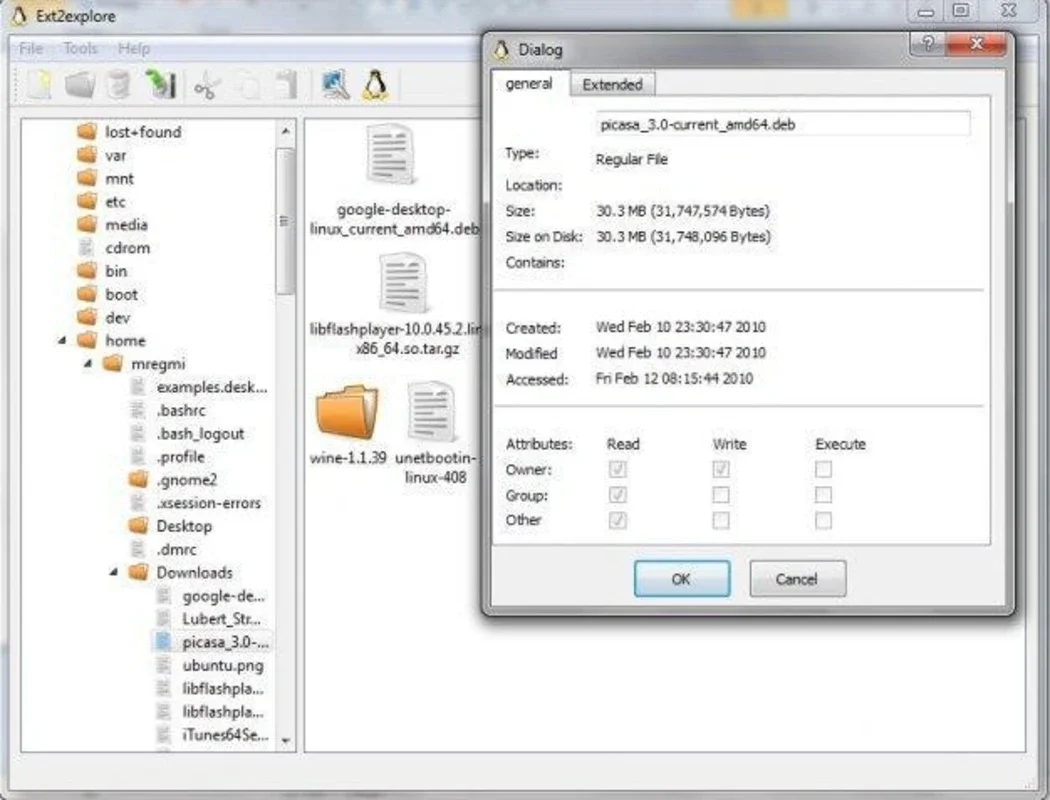 Ext2Read for Windows: Access Linux Files