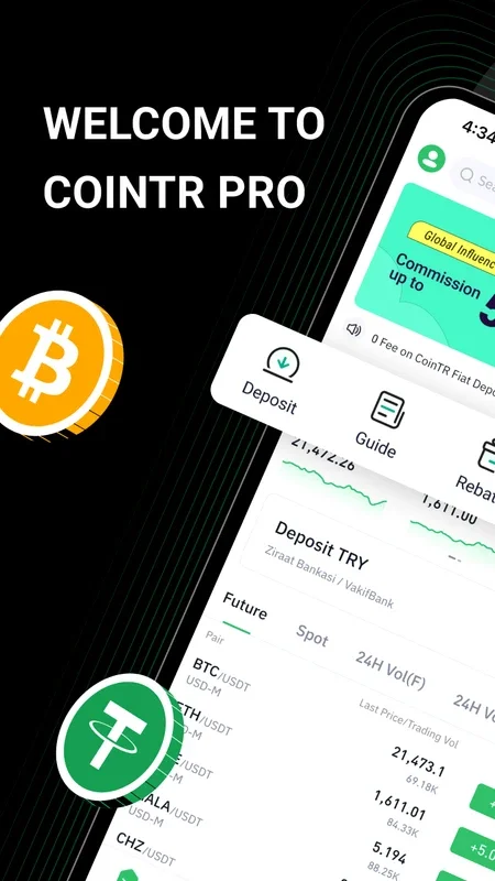 CoinTR Pro for Android - Secure Crypto Trading Platform