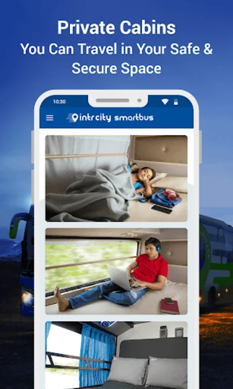 IntrCity: Bus Ticket Booking for Android - No Downloading Required