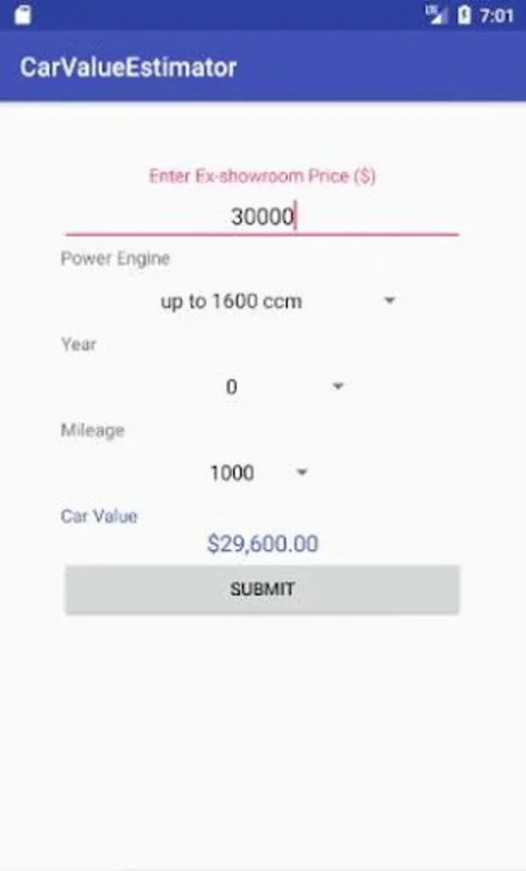 Car Value Estimator for Android - No Downloading Needed